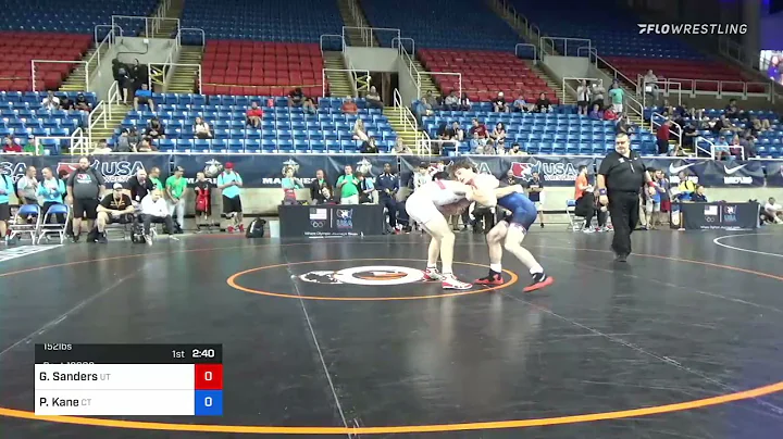 152 Lbs Consi Of 32 #1 - Gabe Sanders, Utah Vs Pet...