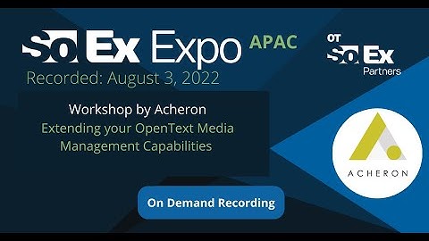 Extending your OpenText Media Management Capabilities