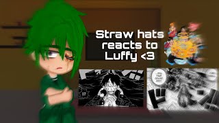 Straw hats reacts to Luffy | One piece gacha react | Mugiwaras reacts to Luffy | Sabaody timeline |