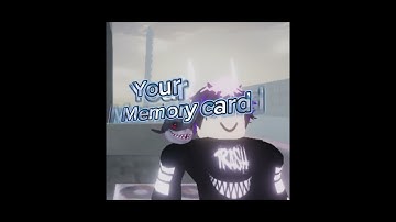 is your memory card set correctly? #edit #capcut #murdermystery #roblox