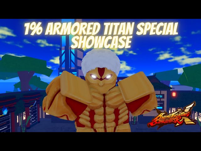 NEW *ARMOURED TITAN* CODES in ANIME FIGHTING SIMULATOR! (ROBLOX) 