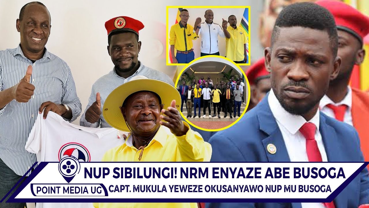 BREAKING  NUP BAKIGUDDEKO OWA NRM CAPT MUKULA KYAKOZE ABA NUP E BUSOGA BONA ABAVUBYE BAWEDDEYO