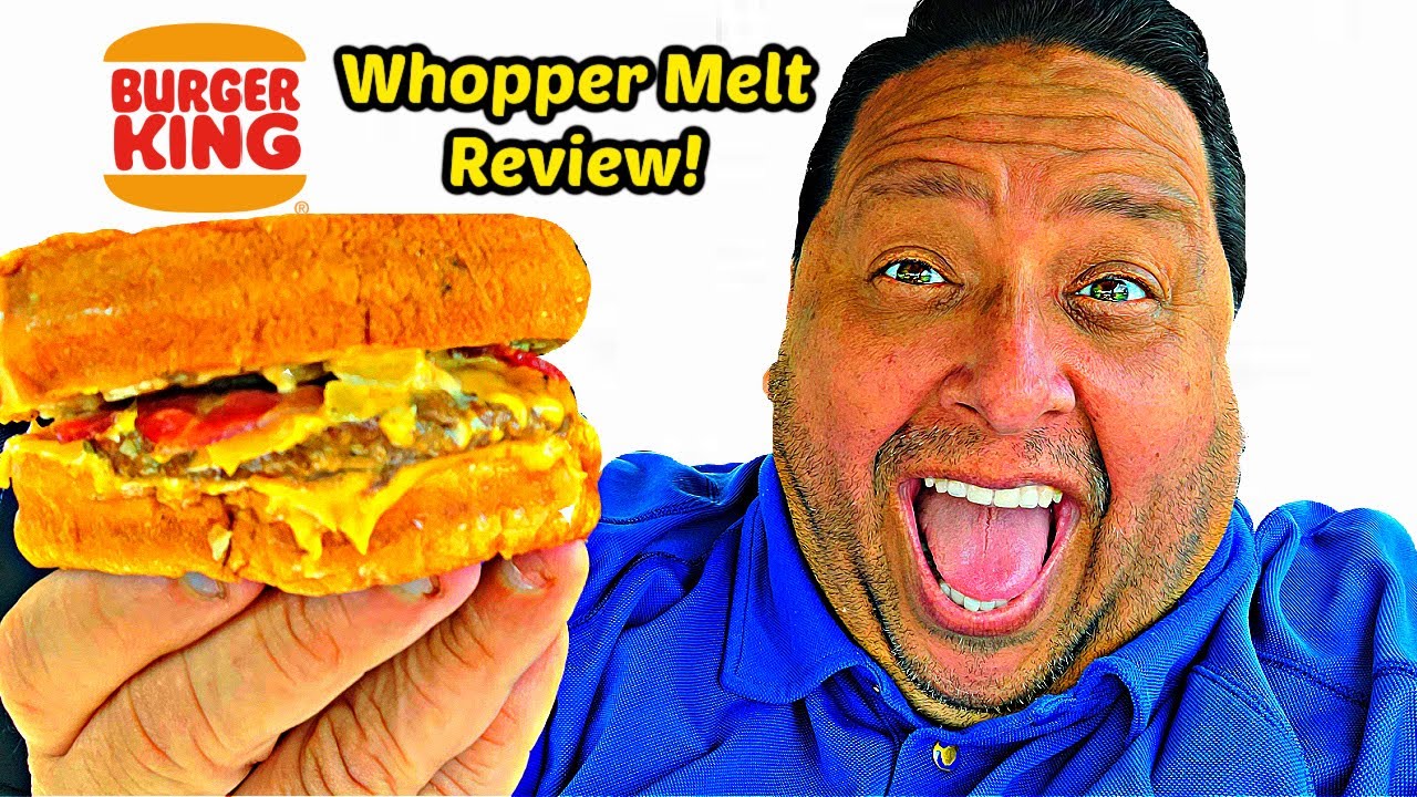 Burger King's® New Handheld Toasted Whopper Bacon Melt REVIEW! YouTube