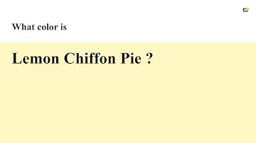 Lemon Chiffon Pie color #fff7c4 hex Cool Yellow color fff7c4