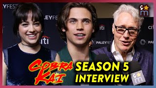 COBRA KAI Cast Tease Season 5 & Reveal Funny Fight Mess Ups | Interview