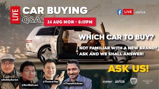 Weekly LIVE Car Buying Q&A | Evomalaysia.com (24/8/2026)
