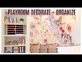 INSANE PLAYROOM TRANSFORMATION | PLAYROOM ORGANIZATION, DEEP CLEAN AND DECORATE | Tara Henderson