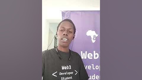 Web3 Developer Clubs - Colins from the Technical University of Mombasa