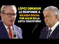 Así le contestó López Obrador a Ricardo Rocha por figurar en lista 'chayotera'