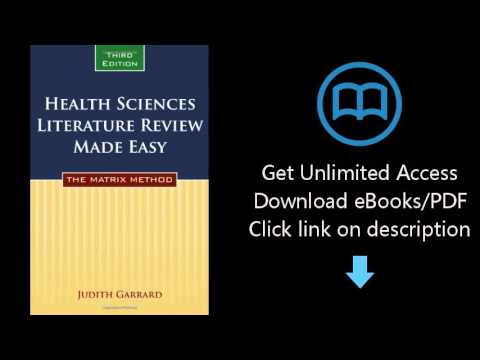 health sciences literature review made easy 5th edition pdf