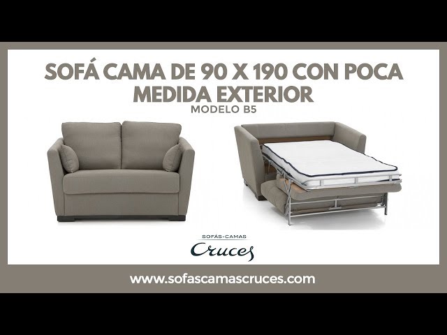 Mueble cama individual de 90 x 190 - Sofas Camas Cruces