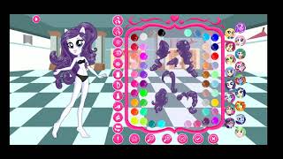 my little pony equestria girls rarity school sprit dress up game screenshot 3