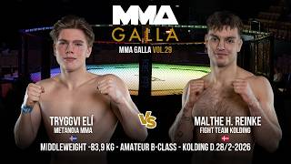 Tryggvi Elí (Metanoia MMA - DK) Vs. Malthe H. Reinke (Fight Team Kolding - DK)