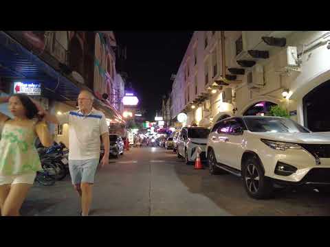 [4K] Pattaya - Soi Buakhao, 13/1, Tree Town, Boomerang | April 2024 Thailand