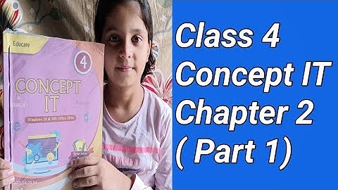 Class 4th Contact IT Chapter 2 ( Part 1)// Windows 10