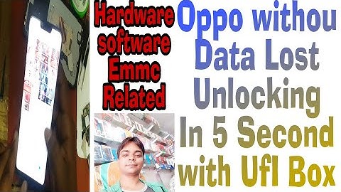 Oppo A3s new Without Data Lost Unlocking With ufi All Oppo