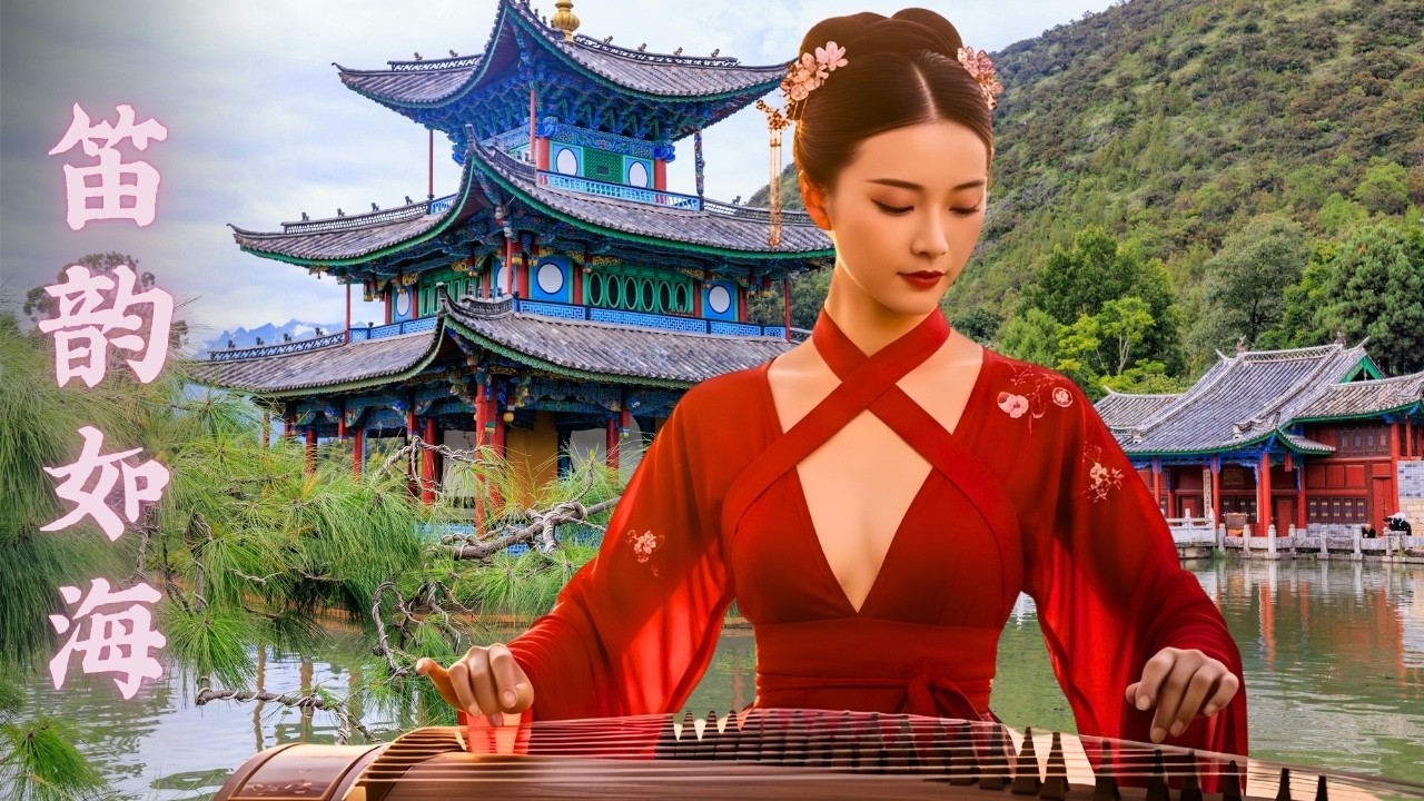 Zen Garden Serenity 🌸 Soft Chinese Flute, Erhu & Guzheng Meditation Music