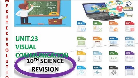VISUAL COMMUNICATION UNIT.23 10TH SCIENCE