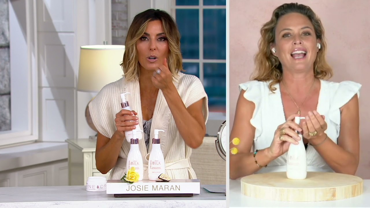 Josie Maran Argan Milk Anti-Aging Body Renewal Serum On Qvc - Youtube