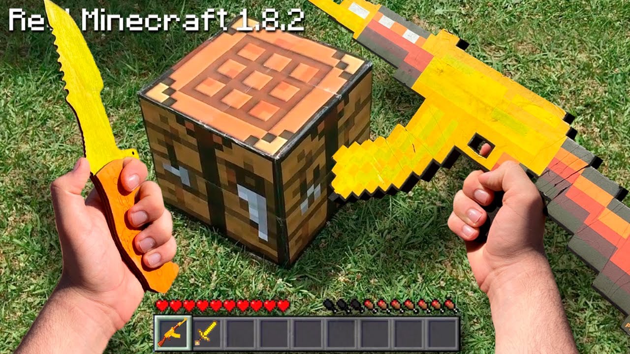 Minecraft In Real Life Pov 創世神第一人稱真人版realistic Minecraft En La Vida Real Texture Pack Youtube