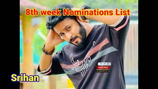 Bigg Boss 6 Telugu Nominations List || 8th Week Nominations details ✨️ ? ?