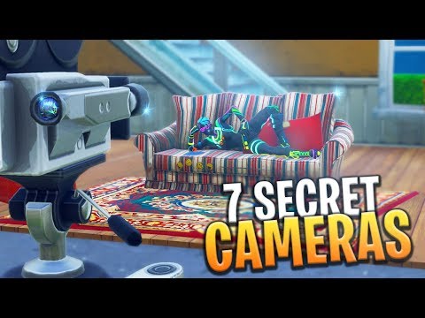 smotret video all 7 secret film camera locations week 2 battle pass challenge fortnite battle royale onlajn skachat na mobilnyj - all 7 camera locations in fortnite