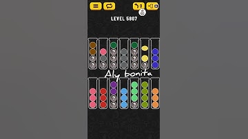 ball sort puzzle level 5807