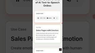 AI Text to Voice Over SaaS Desktop Demo