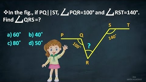 Find 🤔 the angle 📐QRS #geometry #triangle #mathtutorial