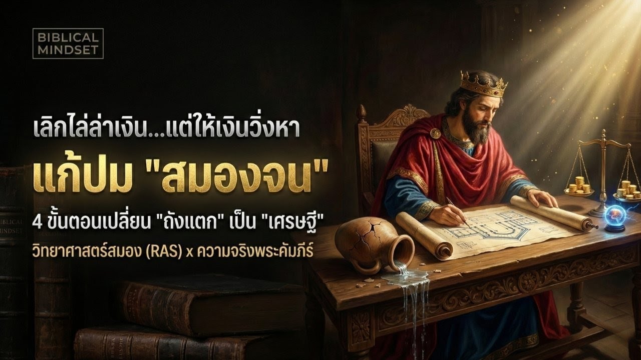 ปลดล็อก "สมองคนจน" ด้วยจิตวิทยาสมองและพระคัมภีร์ (เลิกถังแตกถาวร)