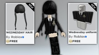 WEDNESDAY IS NOW IN ROBLOX, HURRY AND GET THE ITEMS