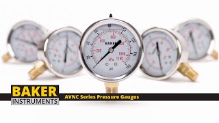 Baker AVNC Series Pressure Gauges