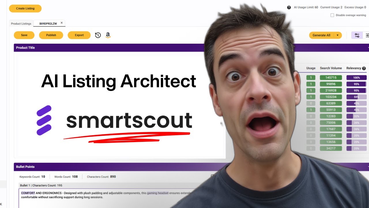 Smartscout AI Listing Architect Demo + Tutorial de @SmartScout1