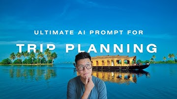 I Used ONE AI Prompt to Plan My ENTIRE Trip (It