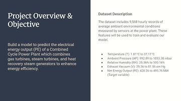 Electrical Energy Output Prediction  - Course Project