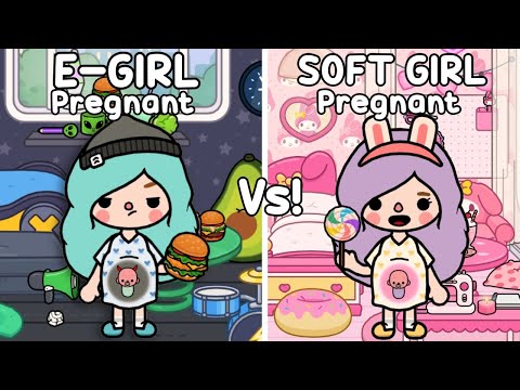 E-Girl-Pregnant-Vs-SOFT-Girl-P