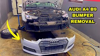 Audi A4 B9 20152025 Front Bumper Removal Step By Step