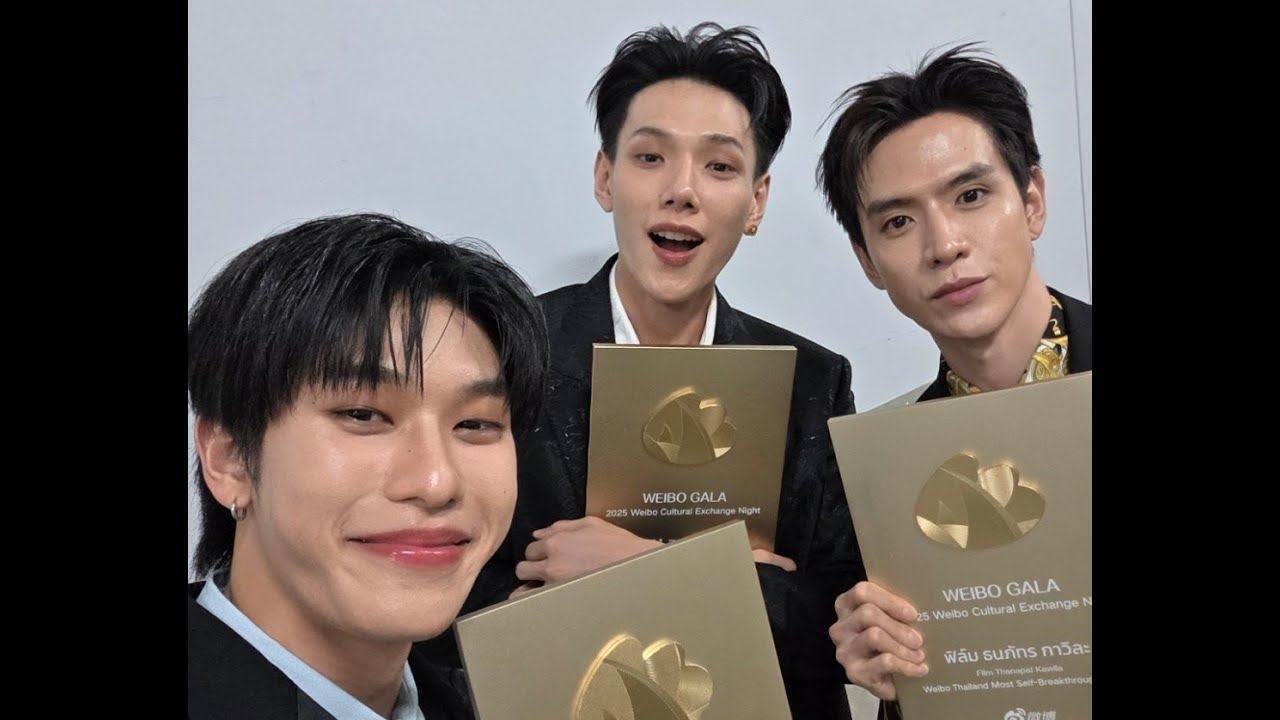 Film Thanapat, Daou Pittaya | Weibo Thailand Most Self-Breakthrough Artist | Weibo Gala 2025