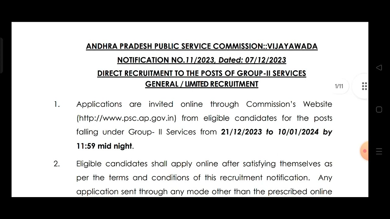 appsc group 2 notification apply online, syllabus pdf, appsc degree jobs, latest BTech jobs,bcom job