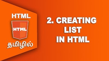 Types of List in Html | Learn Html in Tamil | Learn Perfect | List types