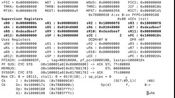 ZipCPU Simulator in Action