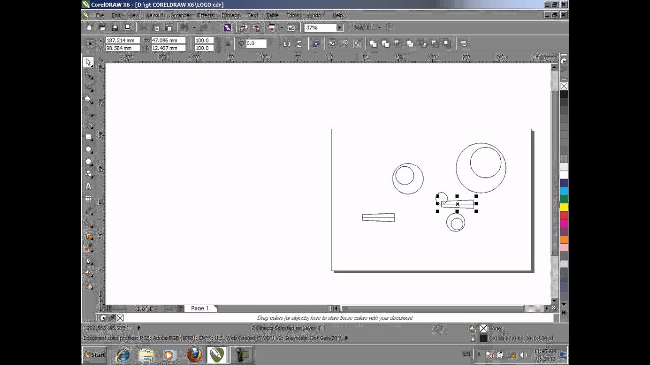 Giáo trình Corel X6-lesson 1 logo 2
