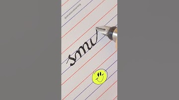 😀 smile in cursive writing #howto #shorts #shortsfeed #ytshorts  #pen whatsapp status video