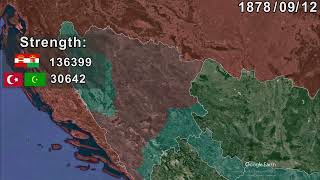 Austro-Hungarian Invasion Of Bosnia Every Day Using Google Earth