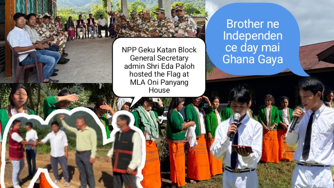 HMLA Oni Panyang ke Ghar Mai Fauji logo Ke Saath Independence Day Manaya| Bahot Sare Dance 😱