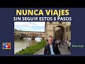 A LA HORA DE VIAJAR: 6 puntos que debes seguir SIEMPRE.