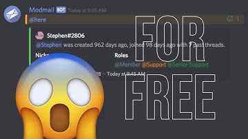 How to create your own Custom Discord Modmail Bot for free!