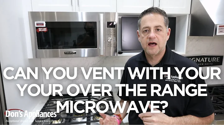 Can You Vent a Range with an Over The Range Microwave?