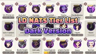 LD NAT5 Tier List - Dark Monster [Summoners War Chronicles]