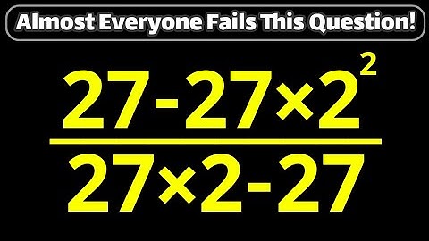 PEMDAS | Are You Smarter Than a Calculator?